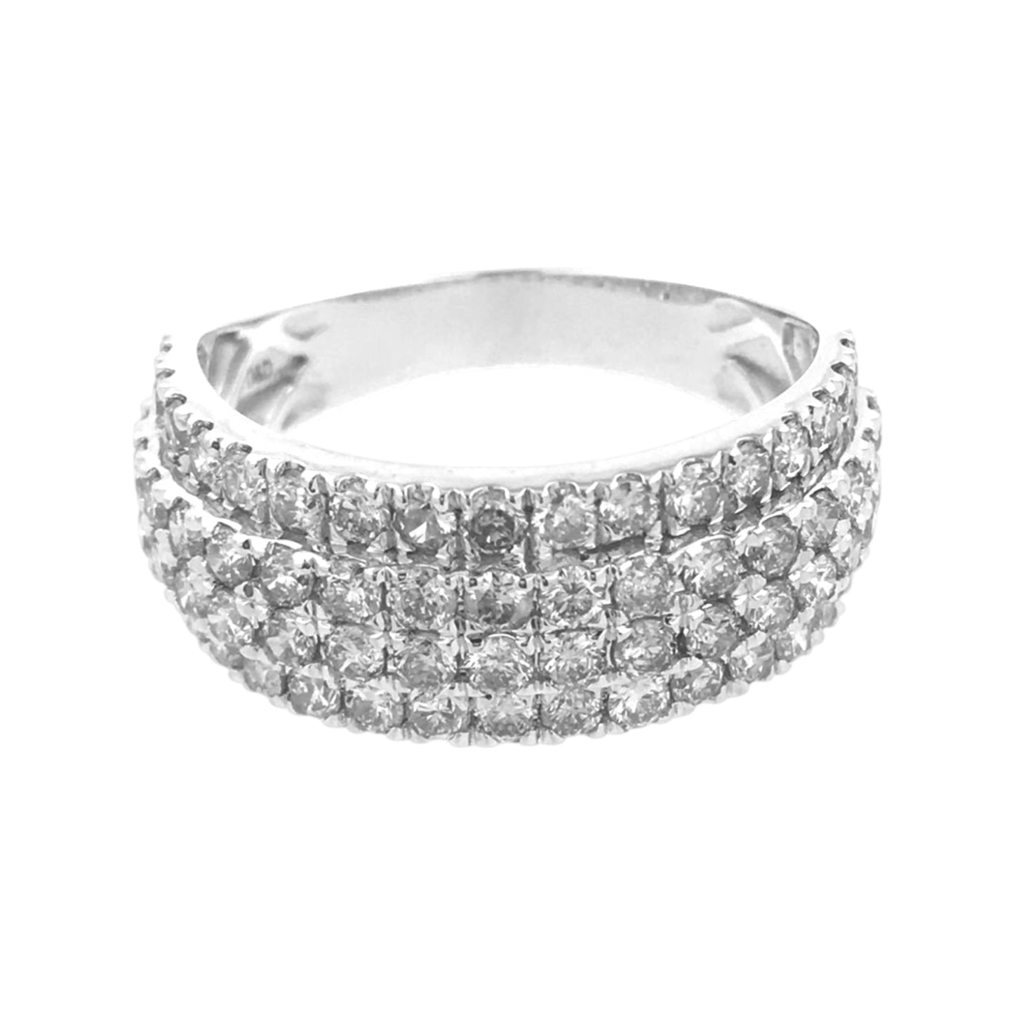 VVS MOISSANITE DIAMONDS ICED OUT BAND FOR MEN